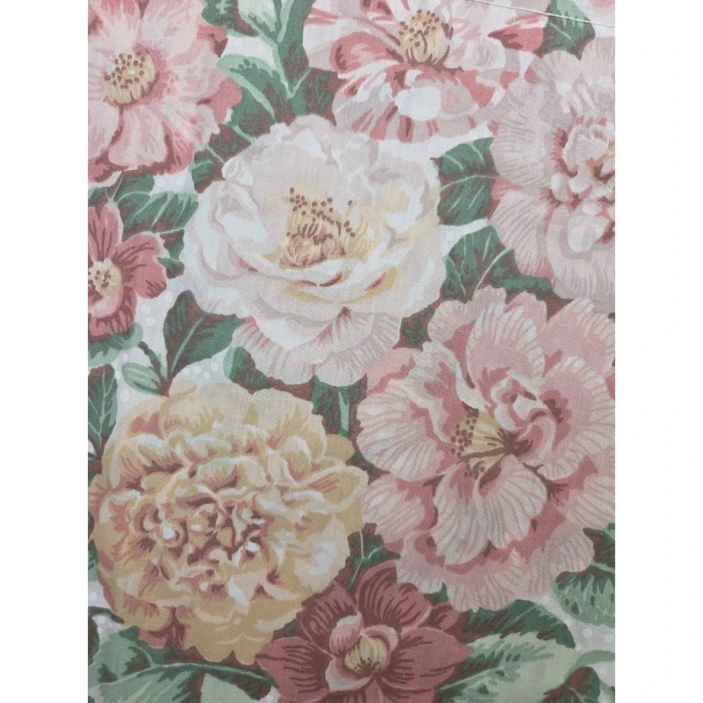 Vintage 80 90s Cottagecore Grandmillennial Floral Valances Dots Romantic‎ Set